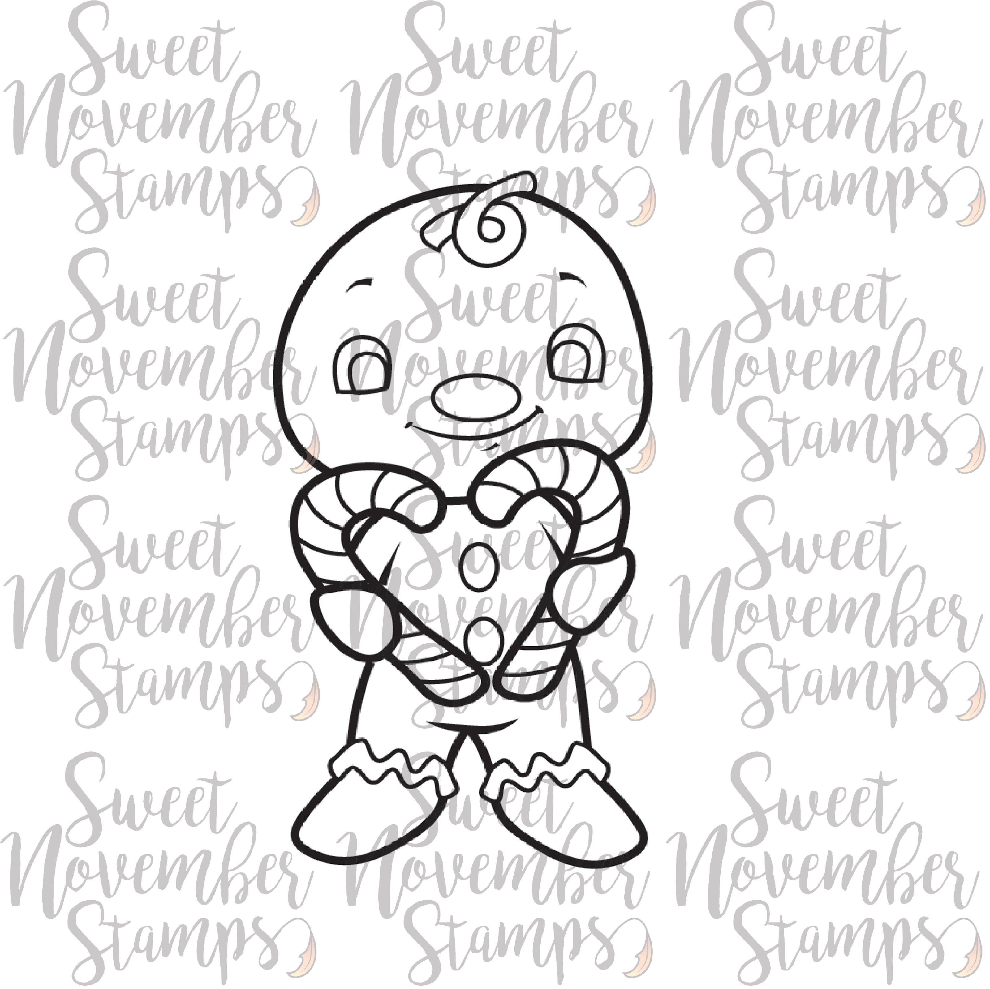 Digital Stamp - Sweet November Vault: Gingy's heart