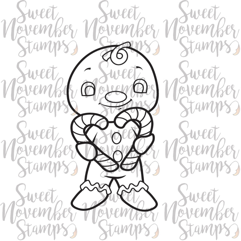 Digital Stamp - Sweet November Vault: Gingy's heart