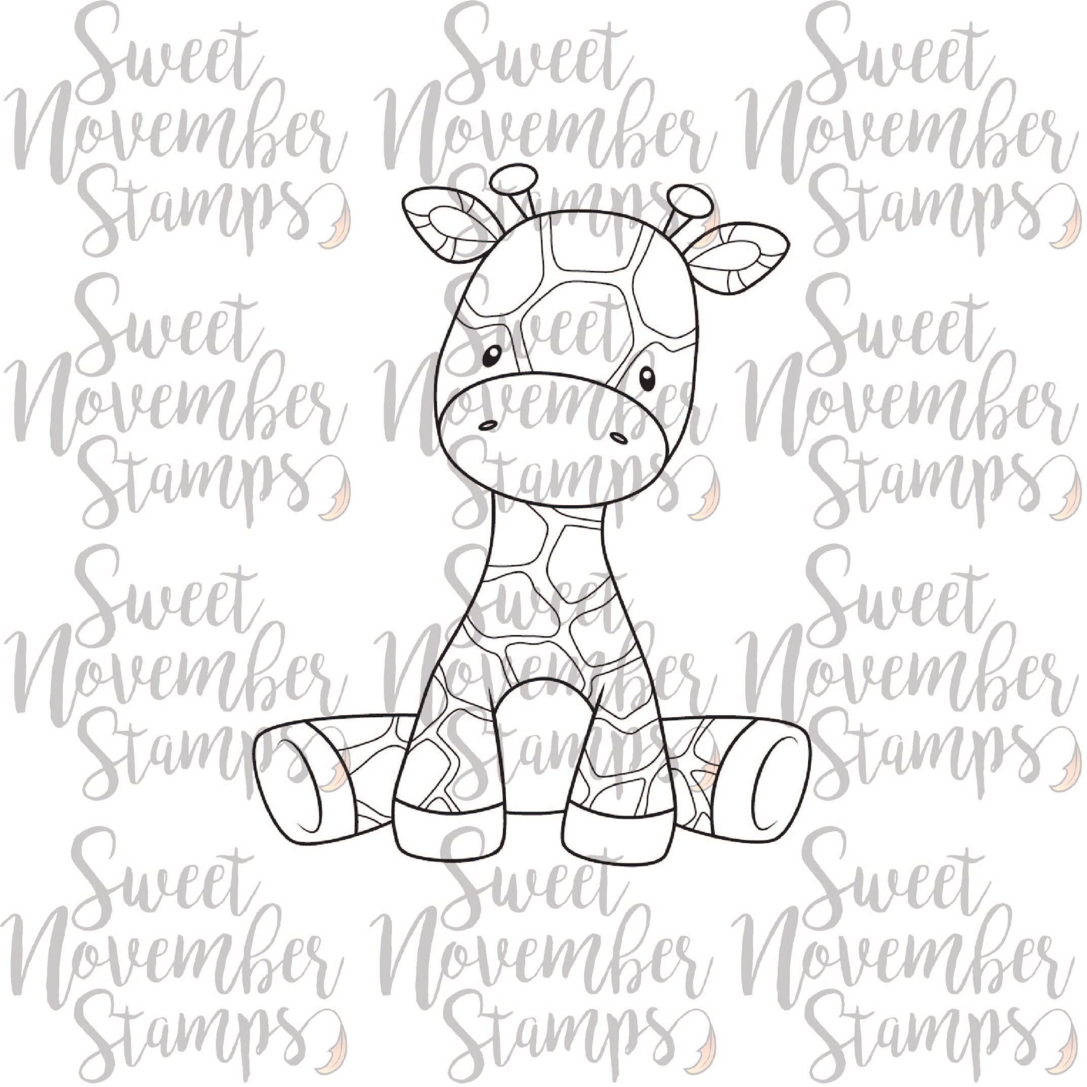 Digital Stamp - Sweet November Vault: Safari Pal Giraffe