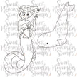 Digital Stamp - Mermaid Pals: Glacia Iceflow and Blanca