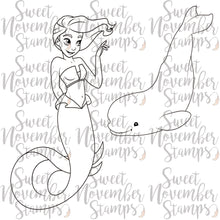Load image into Gallery viewer, Digital Stamp - Mermaid Pals: Glacia Iceflow and Blanca
