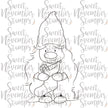 Digital Stamp - I'll be Gnome for Christmas: Gnetty