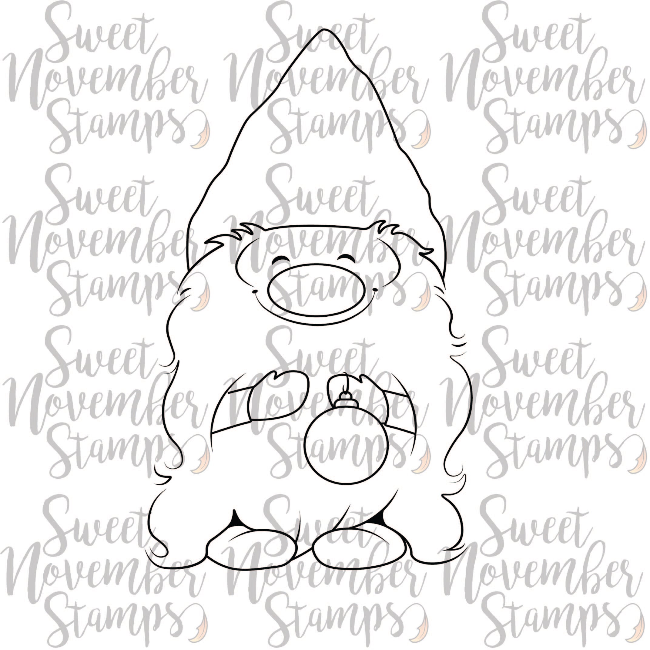 Digital Stamp - Gnome for the Holidays: Gnewton