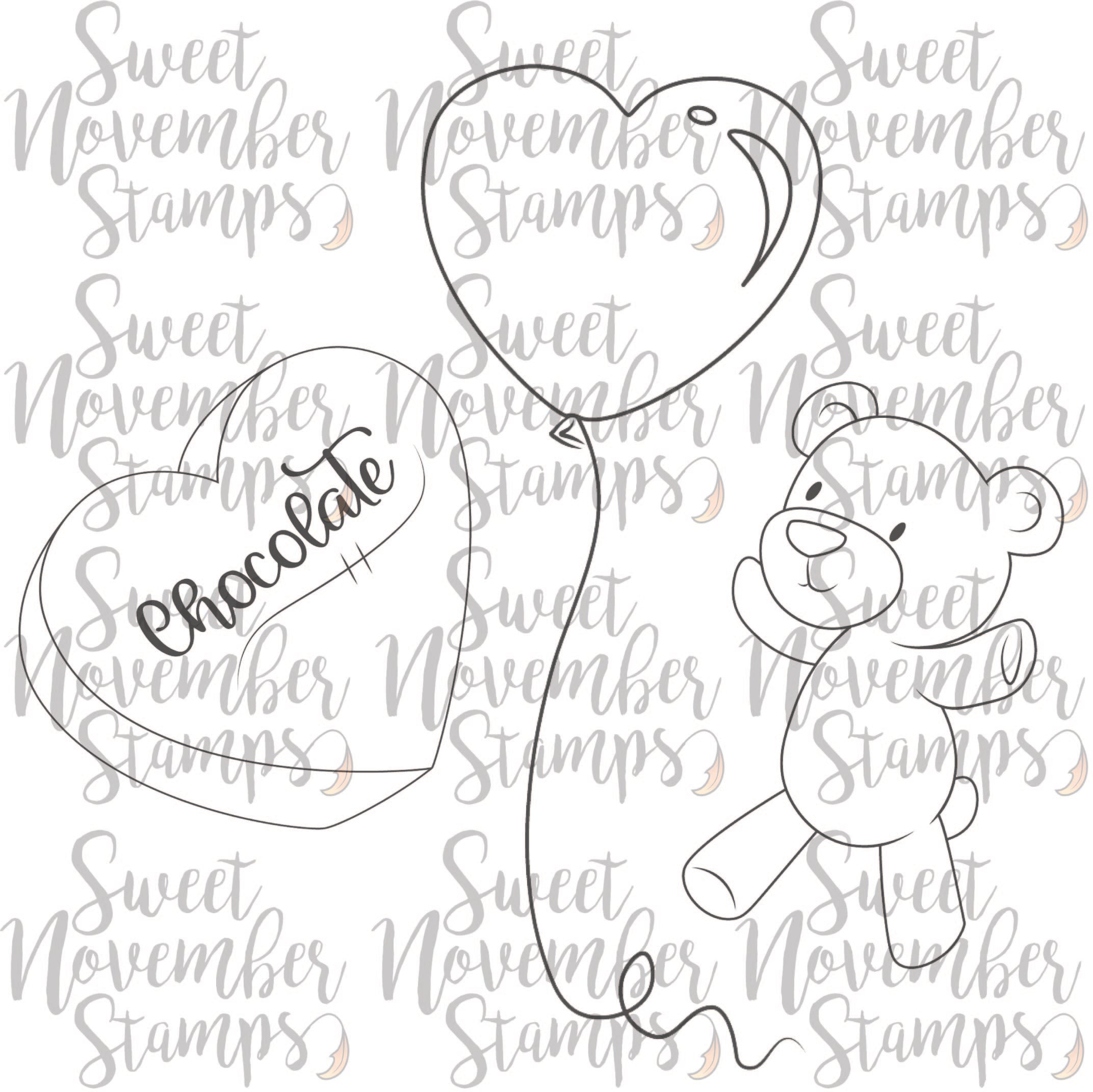 Digital Stamp - Scene Builder: Gnome Valentine's Add-on