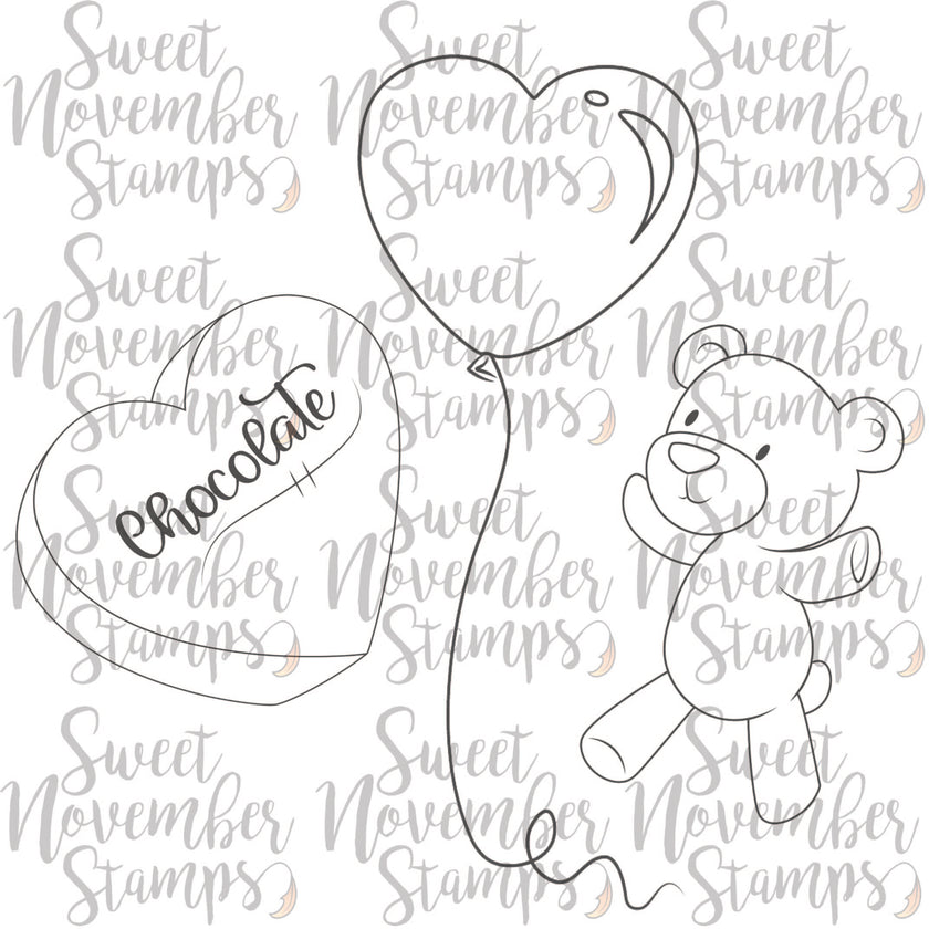 Digital Stamp - Scene Builder: Gnome Valentine's Add-on