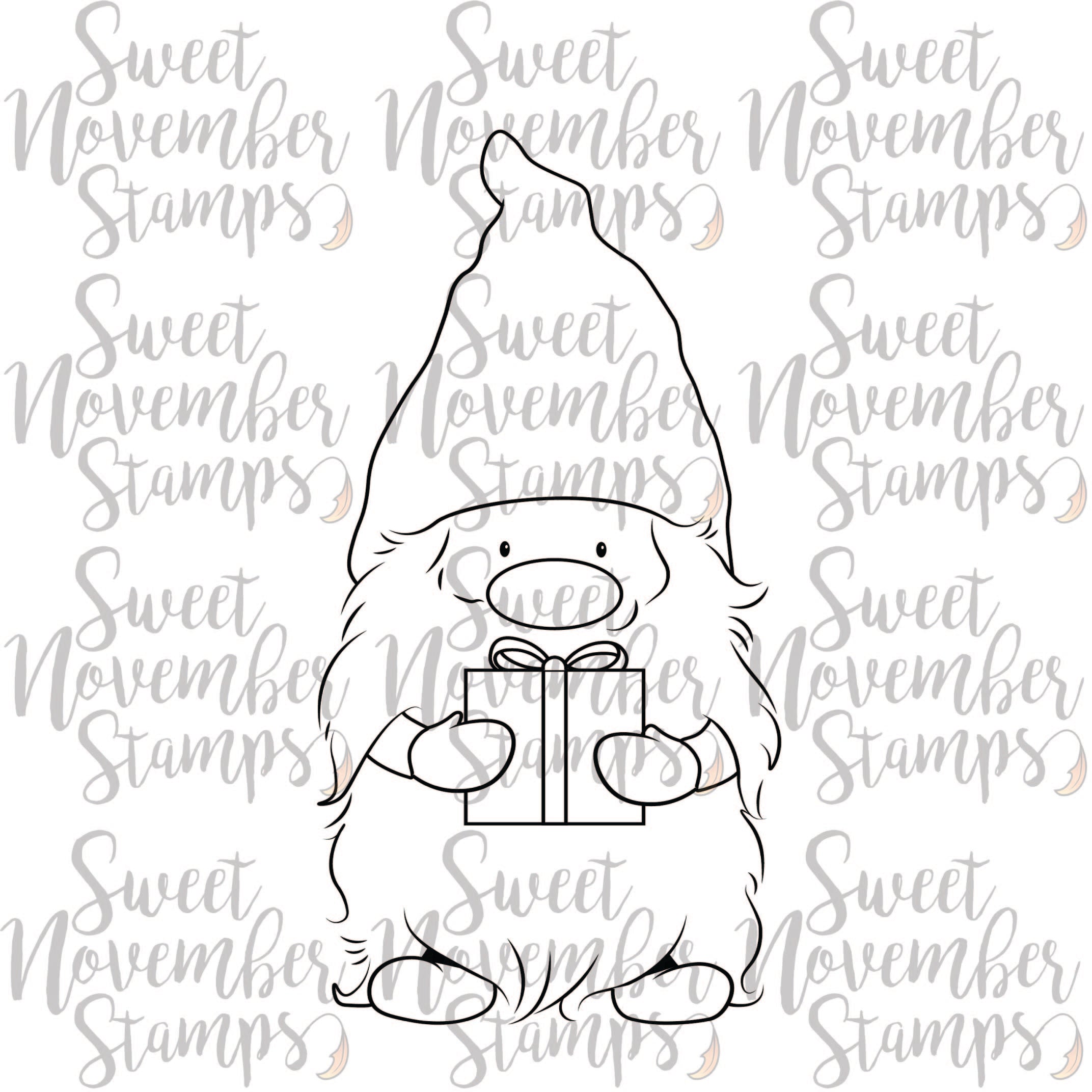 Digital Stamp - Gnome for the Holidays: Gnorbitt