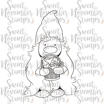 Digital Stamp - I'll be Gnome for Christmas: Gnorma