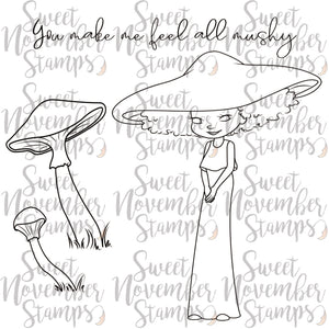 Digital Stamp - Midsummer Mushroom Collection: Honeycup