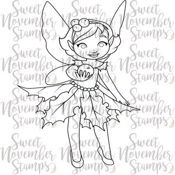 Digital Stamp - Holly Fairy