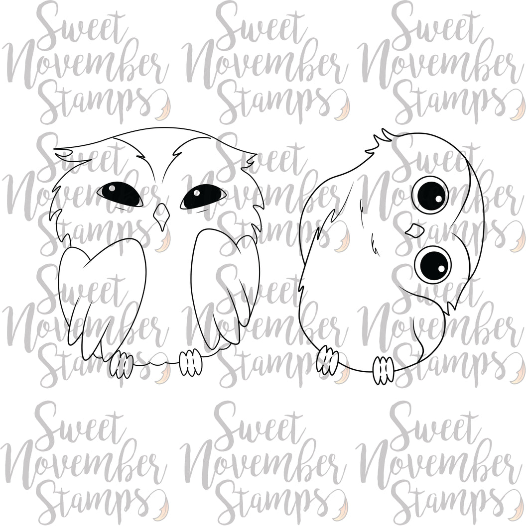 Digital Stamp - Hoot and Woot