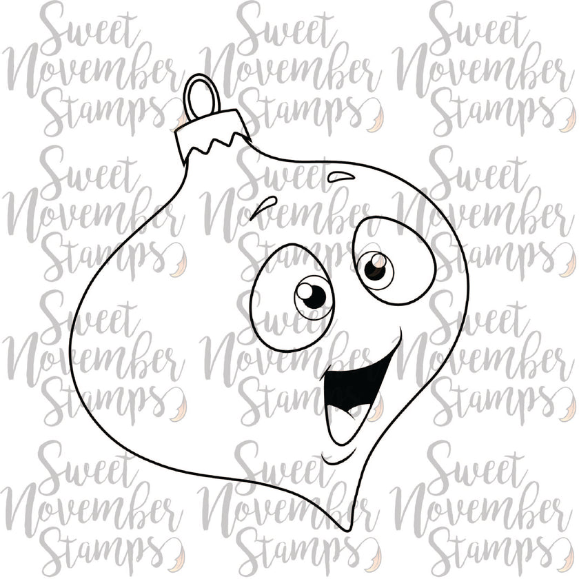 Digital Stamp - Happy Tree Ornament: Icicle