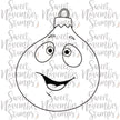 Digital Stamp - Happy Tree Ornament: Round
