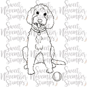 Digital Stamp - Dog Park 2: Suki the Doodle