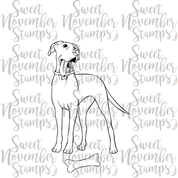 Digital Stamp - Dog Park 2: Izzy the Great Dane