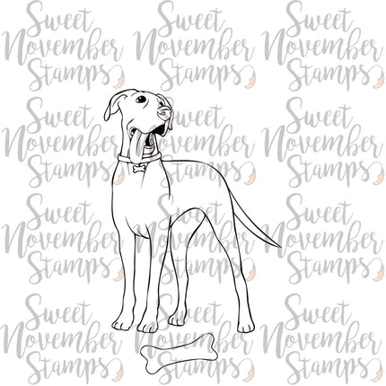 Digital Stamp - Dog Park 2: Izzy the Great Dane