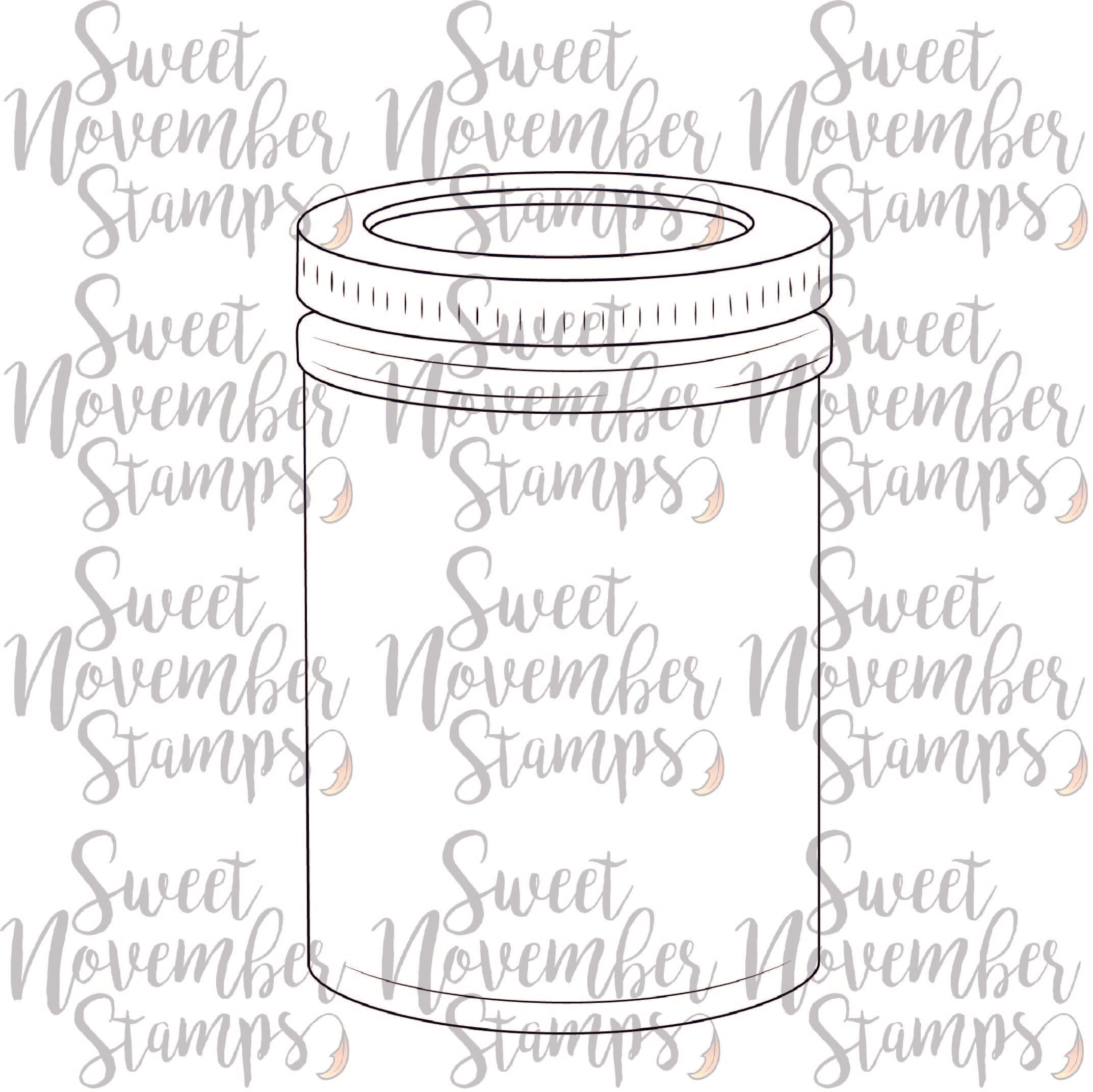 Digital Stamp - Sweet November Vault: Jar