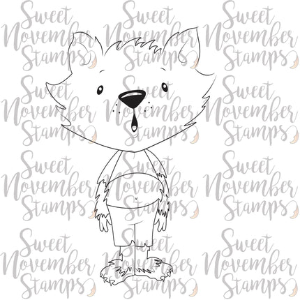 Digital Stamp - Sweet November Vault: Joe Joe, the werewolf