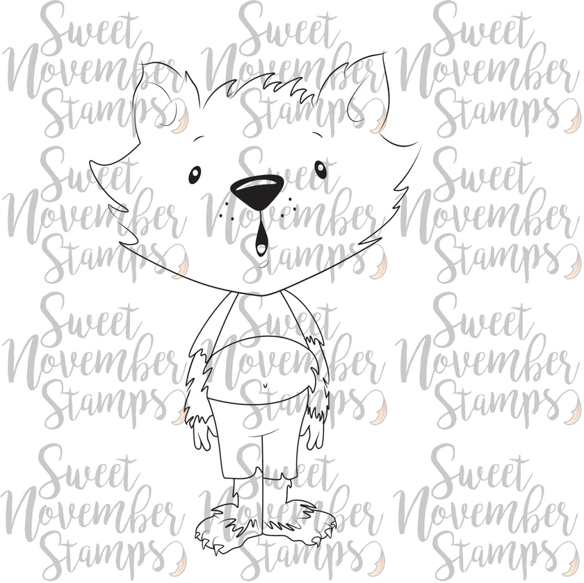 Digital Stamp - Sweet November Vault: Joe Joe, the werewolf