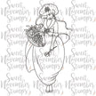 Digital Stamp - Vintage Spring Ladies: Josephine