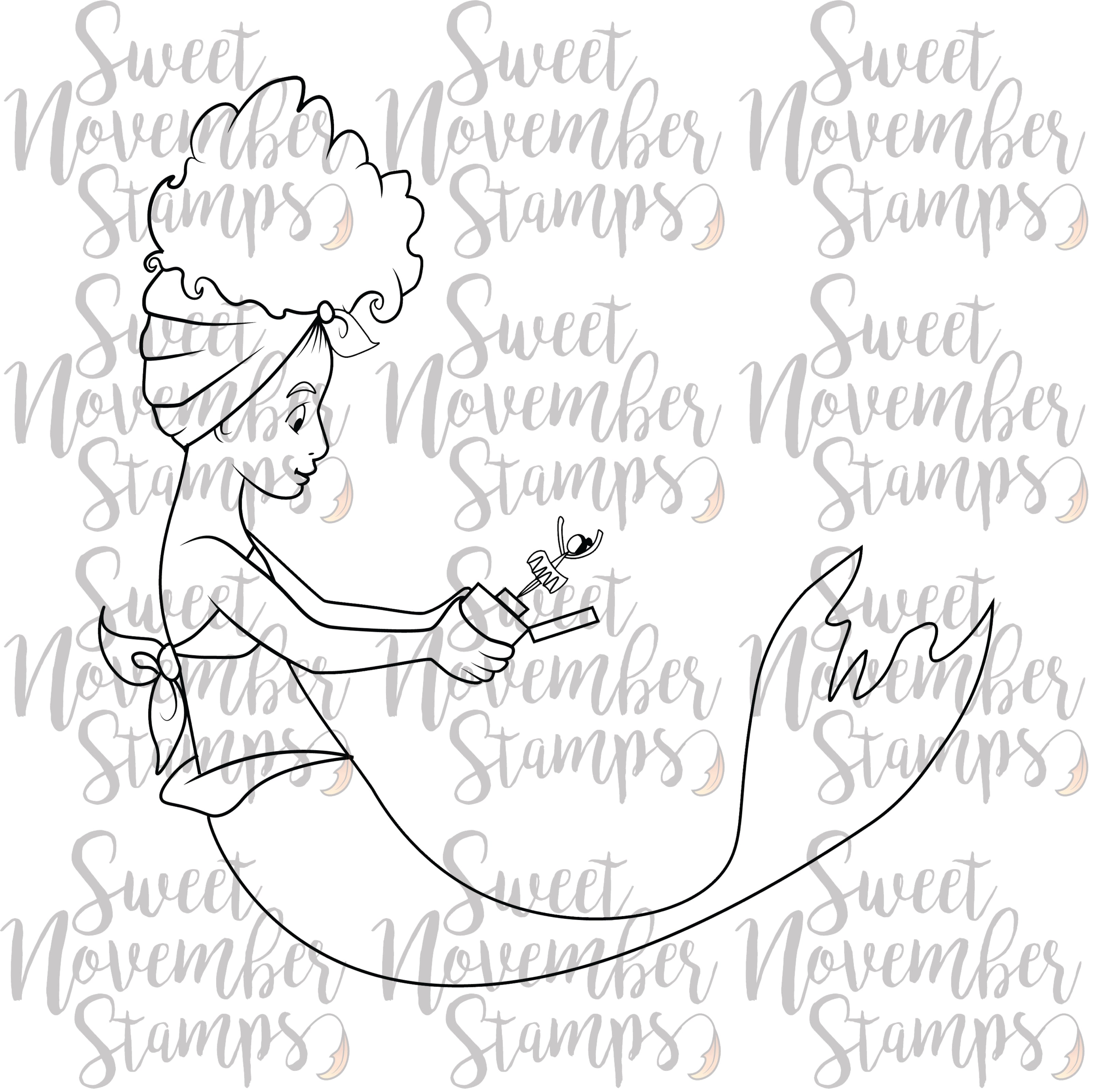 Digital Stamp - July Mertot