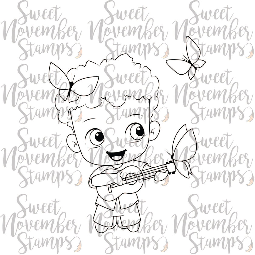 Digital Stamp - Tropical Flutterbees: Kanoa