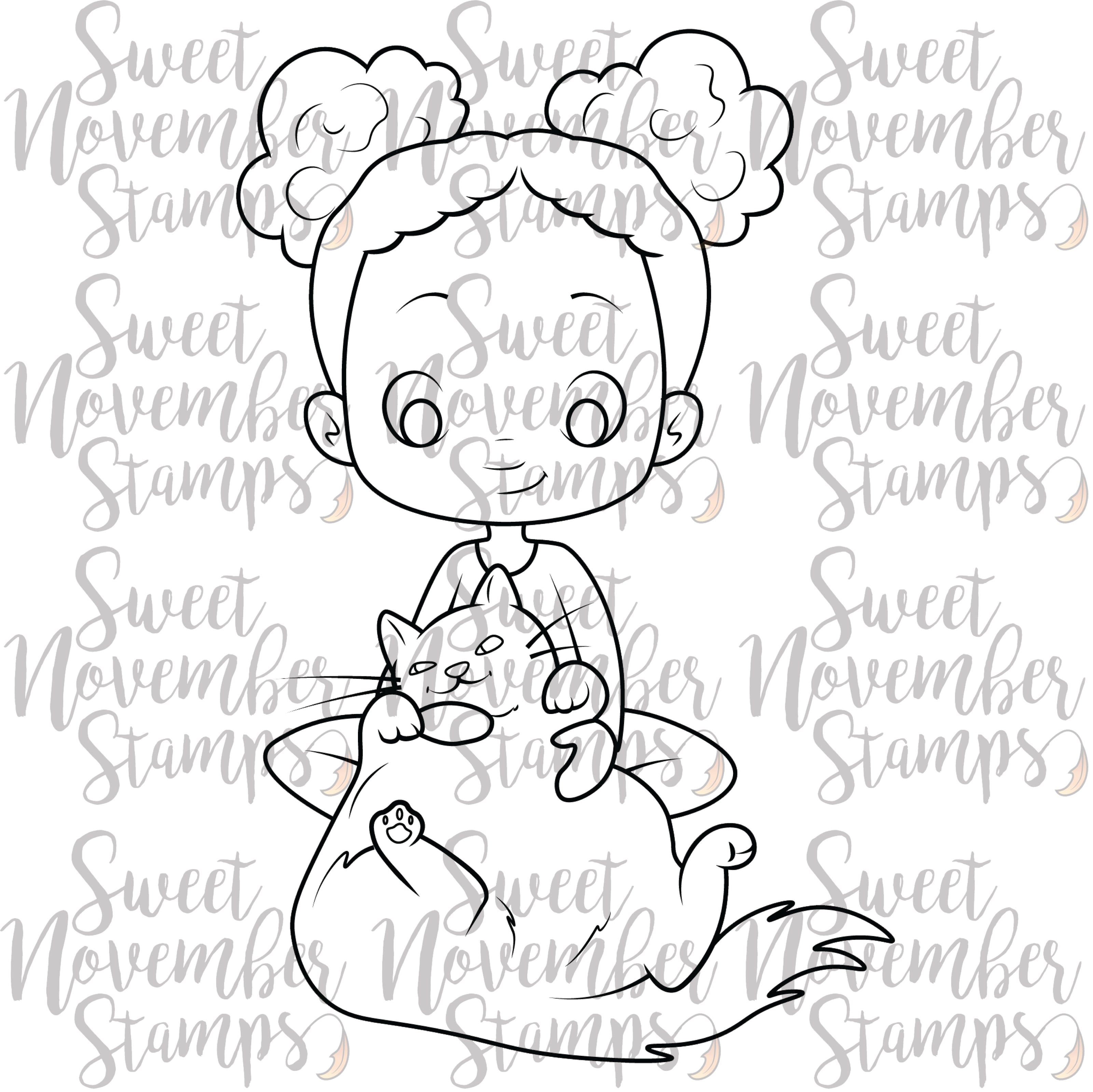 Digital Stamp - Cats Rule: Keisha and Theo