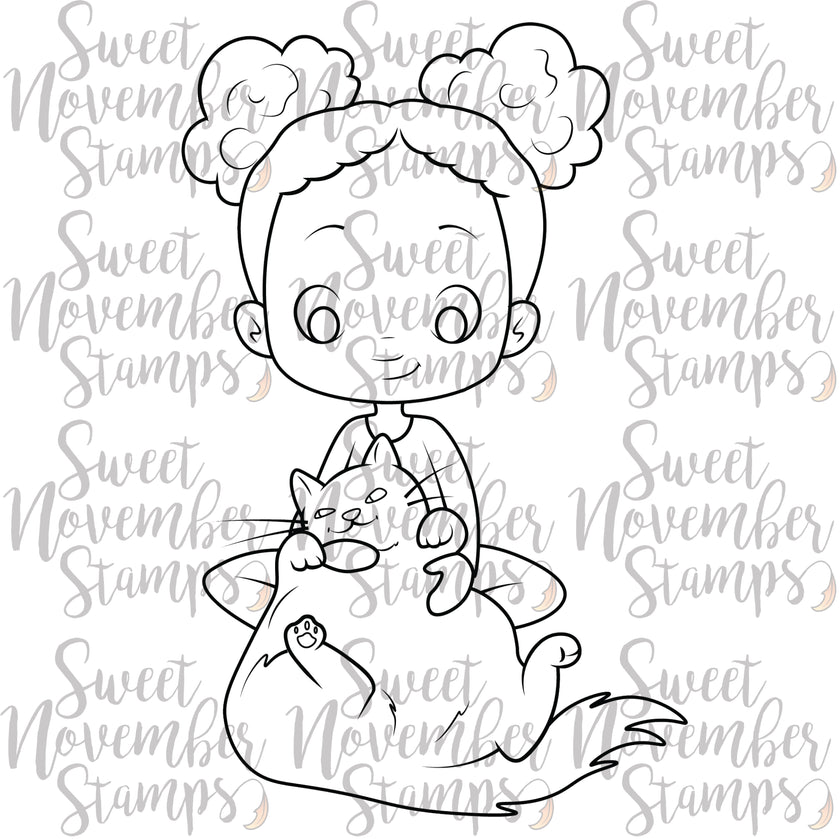 Digital Stamp - Cats Rule: Keisha and Theo