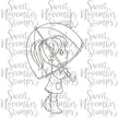 Digital Stamp - Umbrella Kids: Kisa