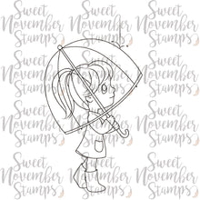 Load image into Gallery viewer, Digital Stamp - Umbrella Kids: Kisa
