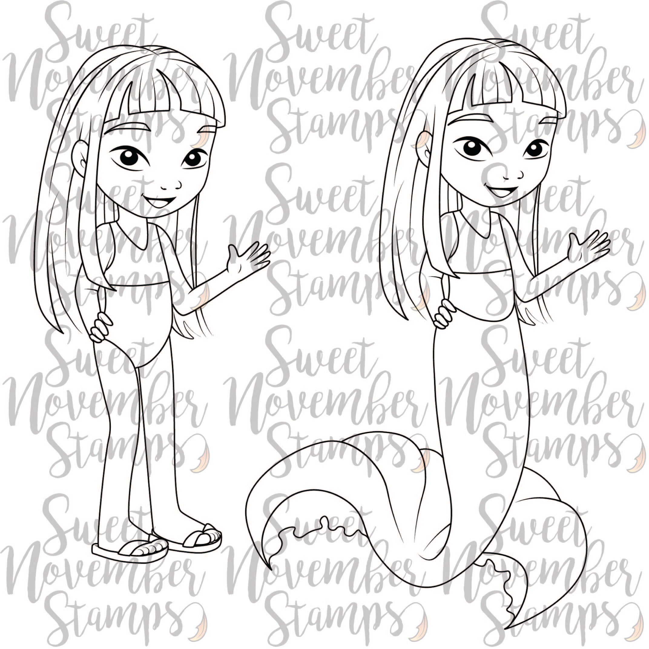 Digital Stamp - Teen Self Esteem: Kumi