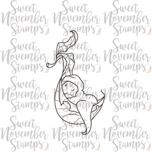 Load image into Gallery viewer, Digital Stamp - Sweet November Vault: Baby Fairies - Leaf
