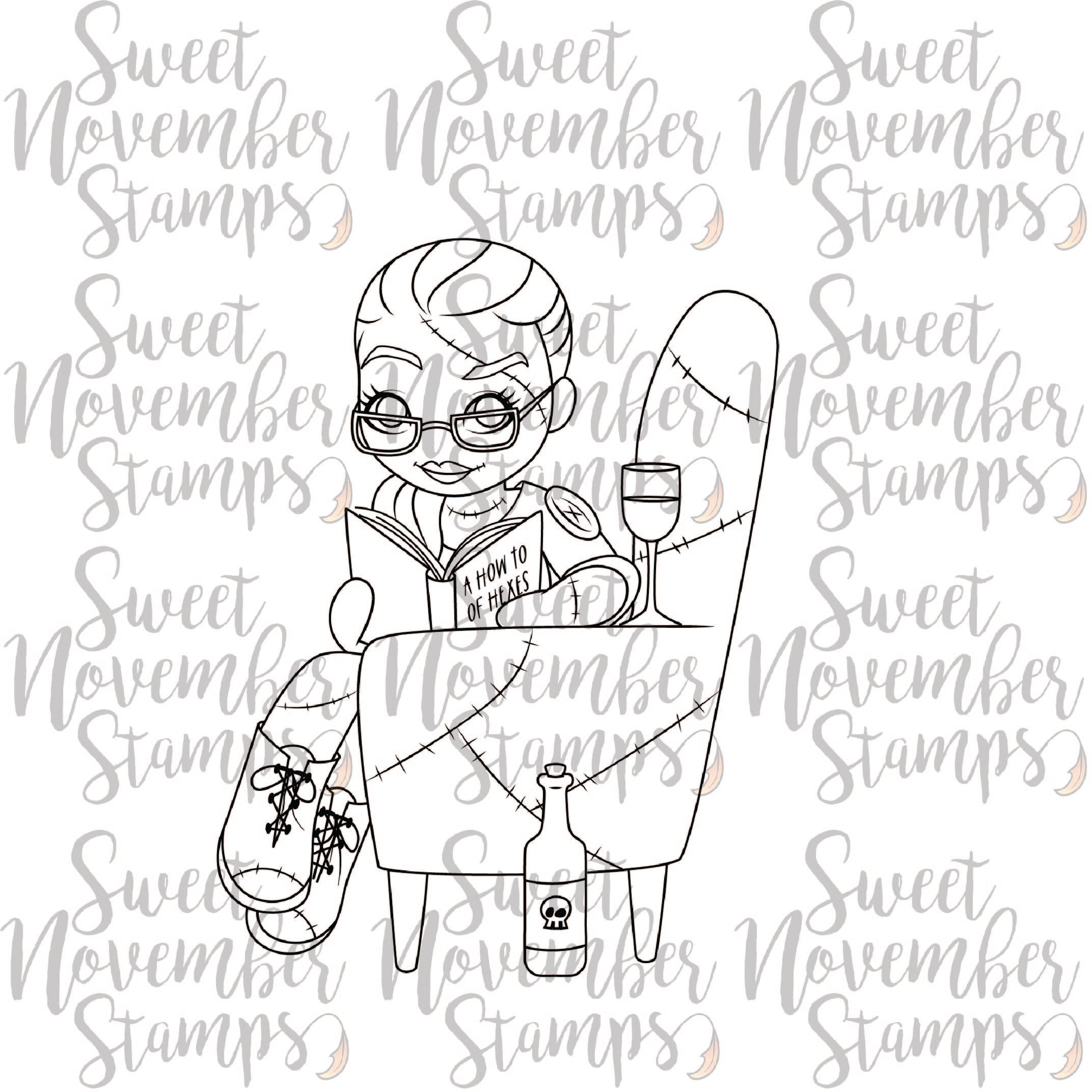 Digital Stamp - Goth Dolls: Lethal Lisa