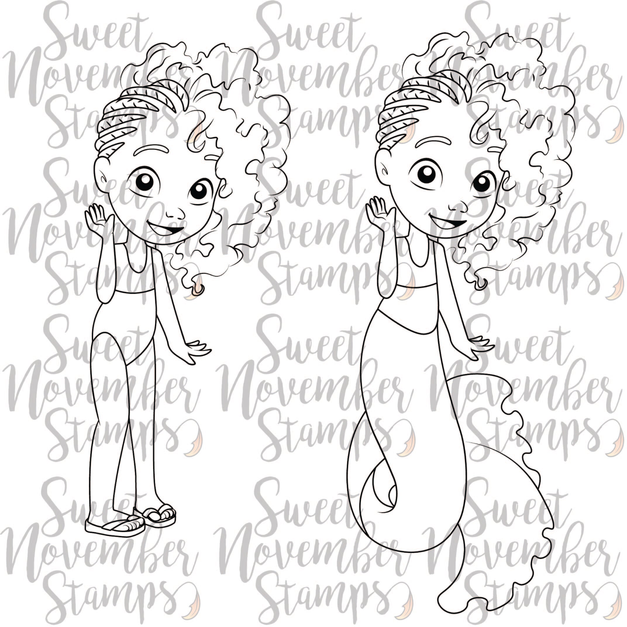 Digital Stamp - Teen Self Esteem: Lexie