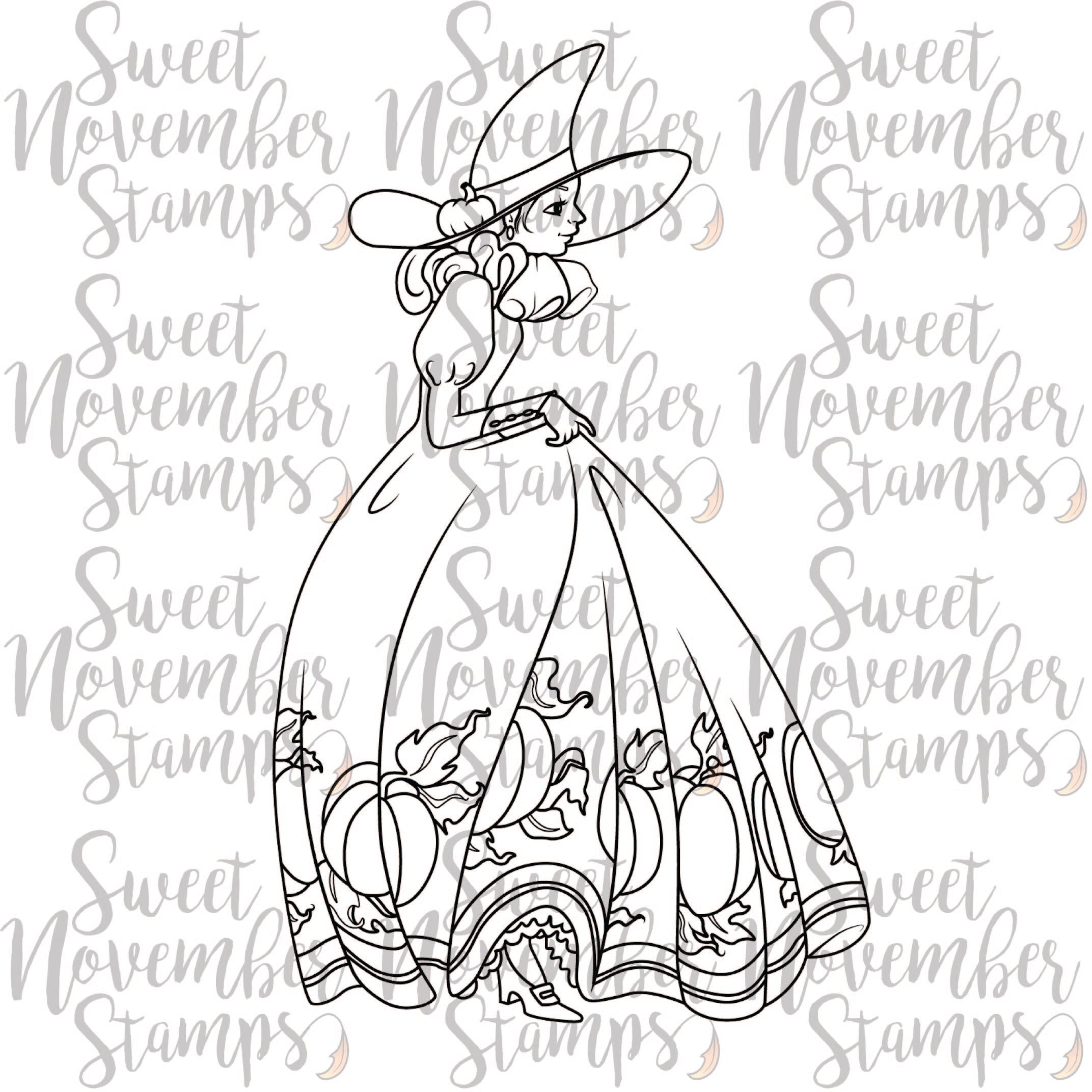 Digital Stamp - Catwalk Witches: Locasta
