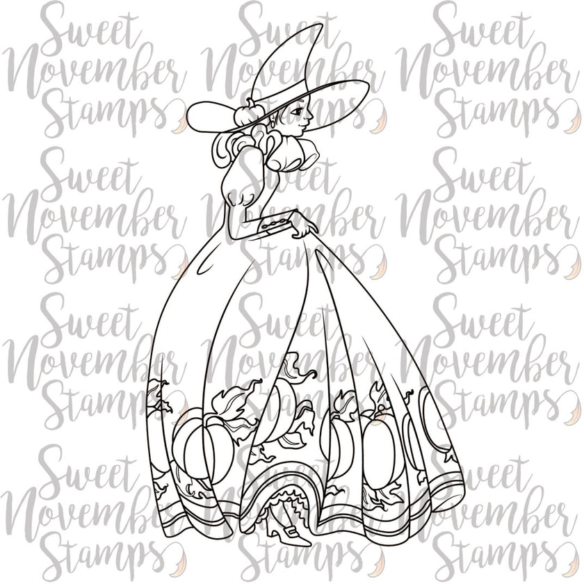 Digital Stamp - Catwalk Witches: Locasta
