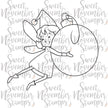 Digital Stamp - Tree Trimming Fairies: Lotti Da
