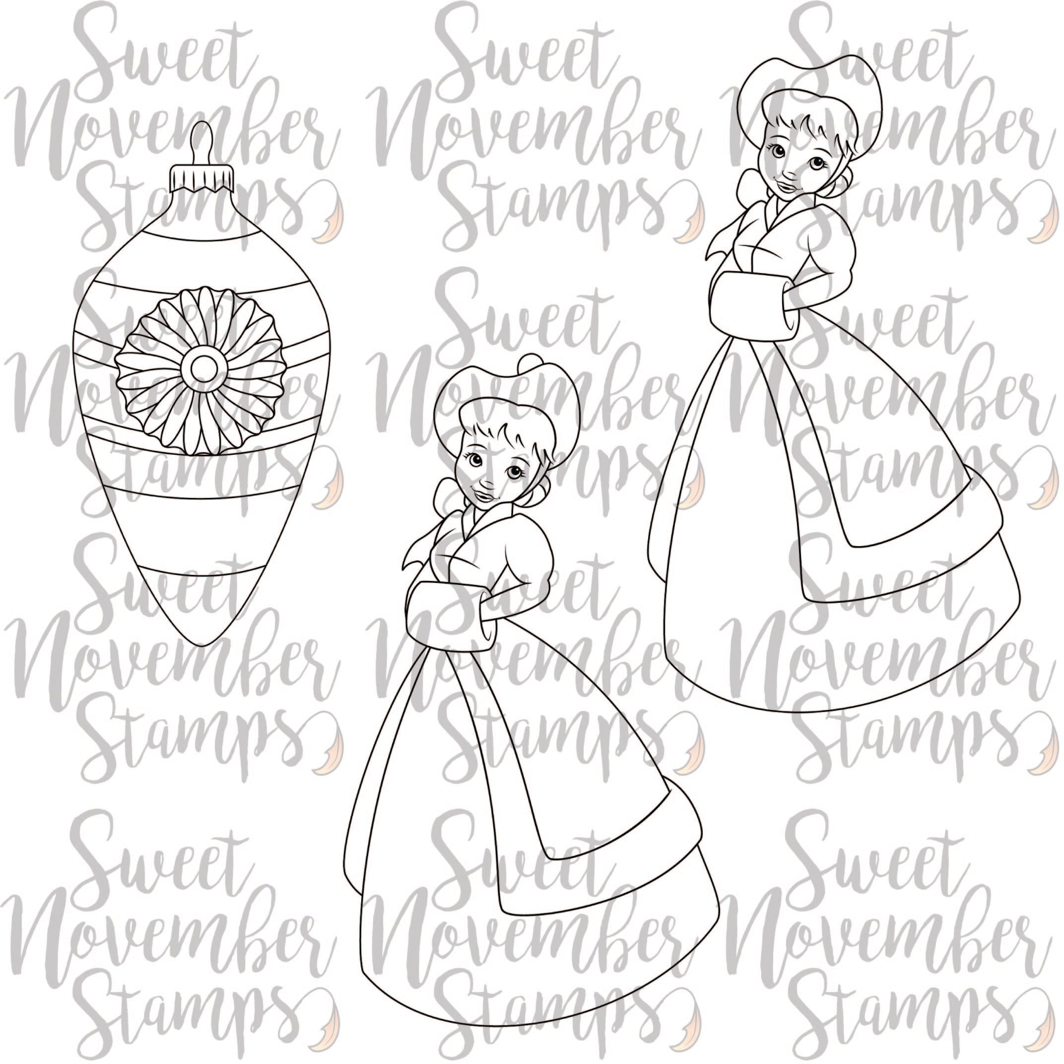 Digital Stamp - Shiny Brite: Luminous Lucille