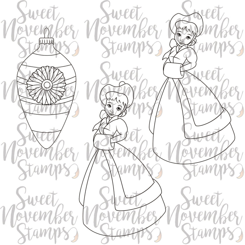 Digital Stamp - Shiny Brite: Luminous Lucille