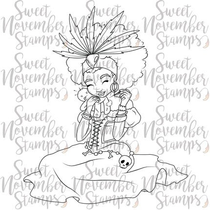 Digital Stamp - Ladies of All Hallow's Eve: Madame Mirlande