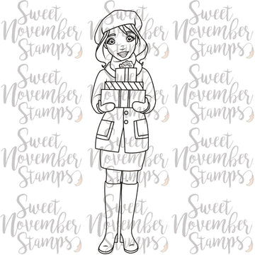 Digital Stamp - Home for the Holiday's: Mary