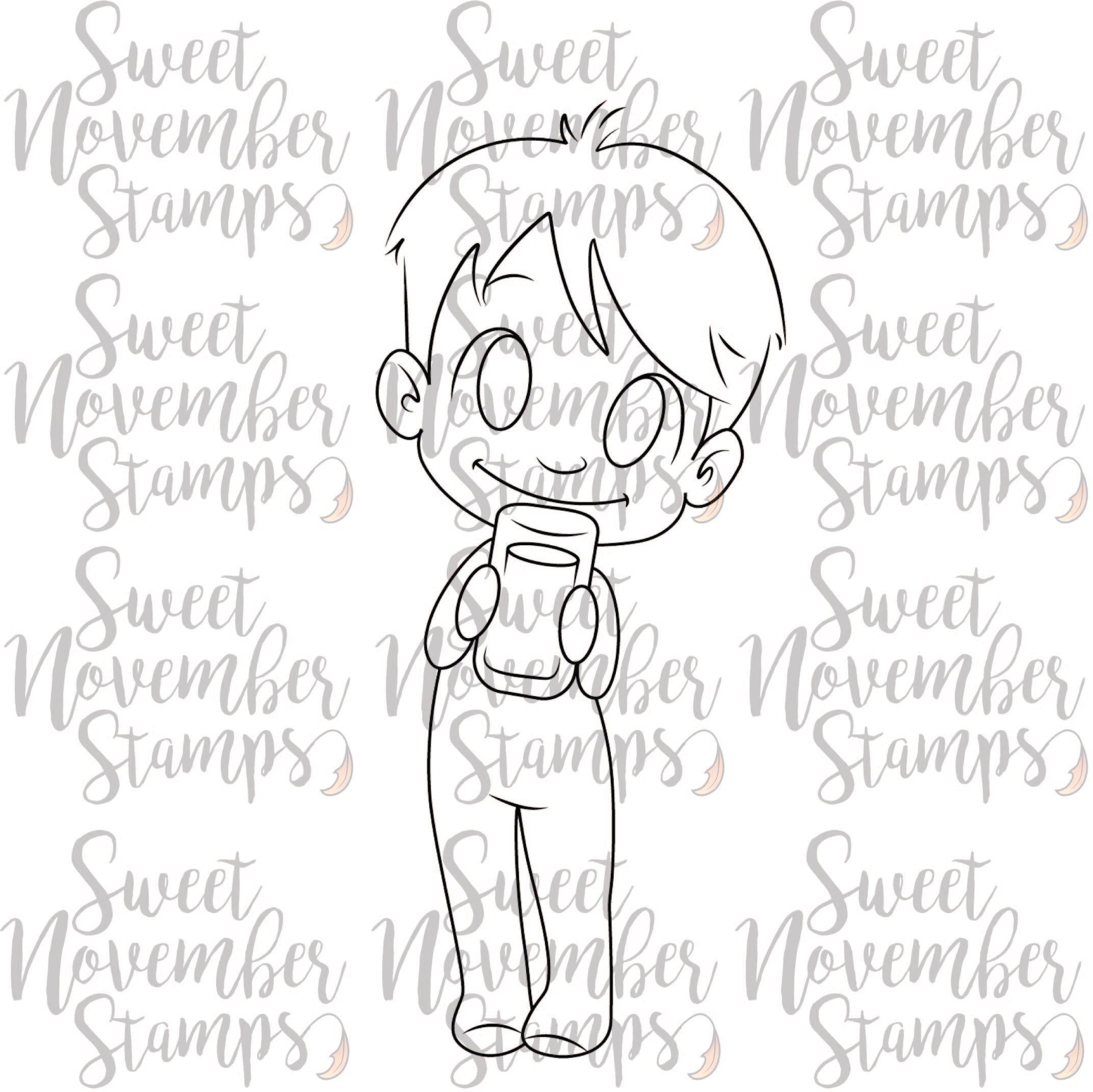 Digital Stamp - Milk