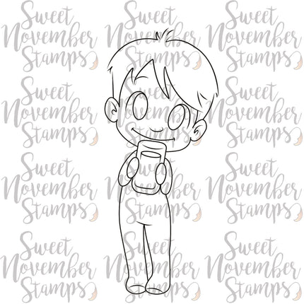 Digital Stamp - Milk