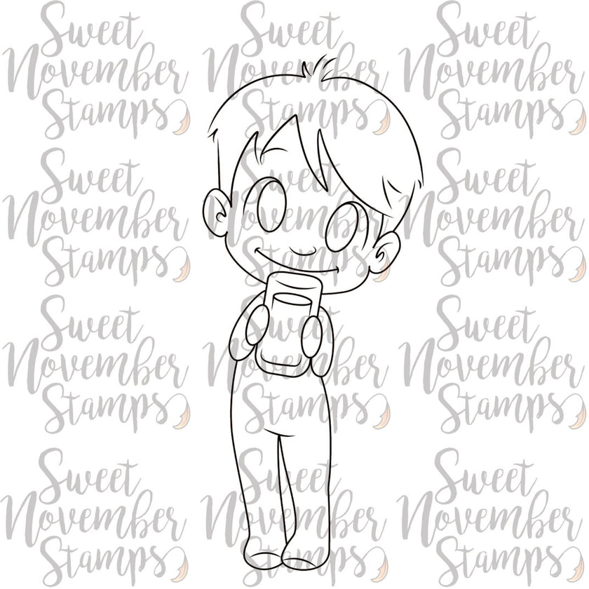 Digital Stamp - Milk