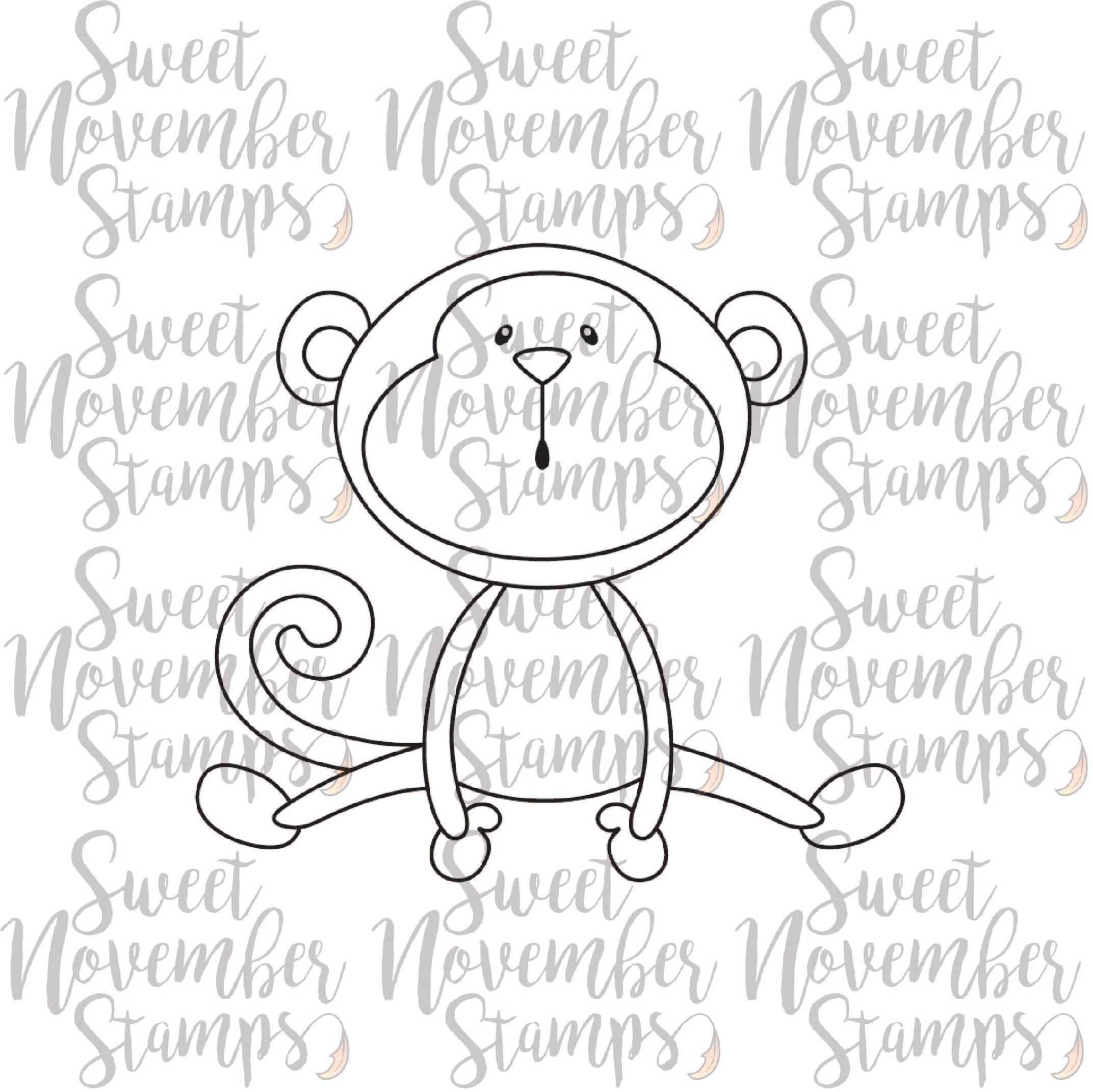 Digital Stamp - Sweet November Vault: Safari Pal Monkey