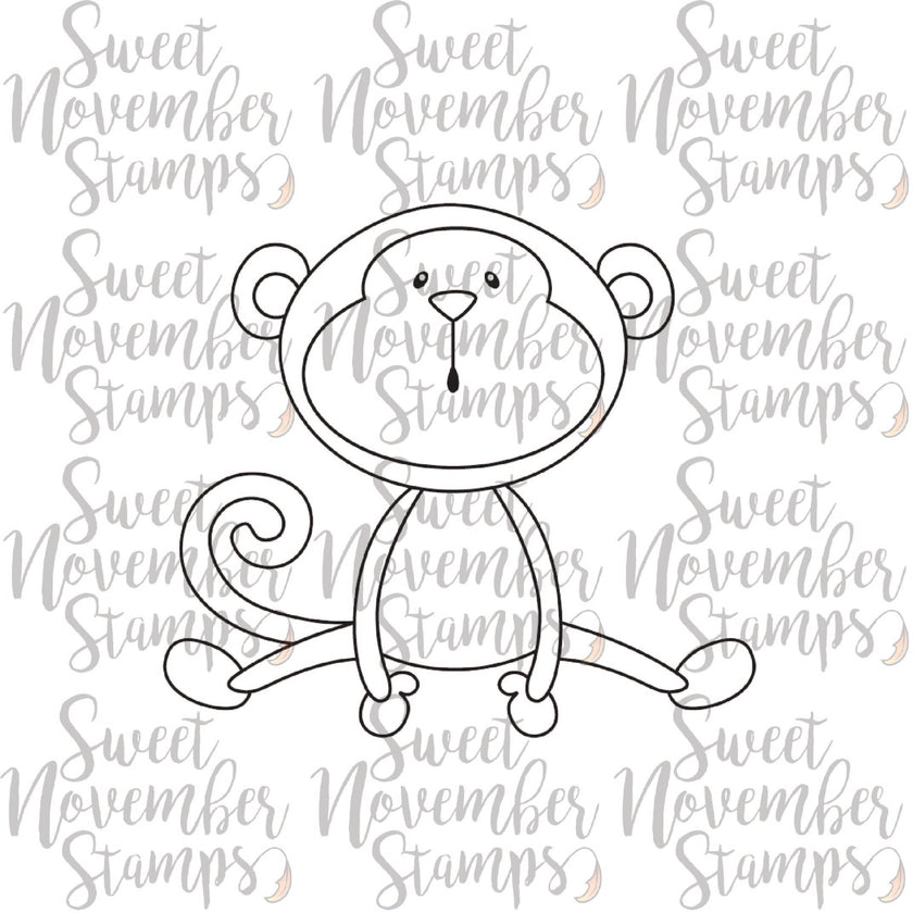 Digital Stamp - Sweet November Vault: Safari Pal Monkey
