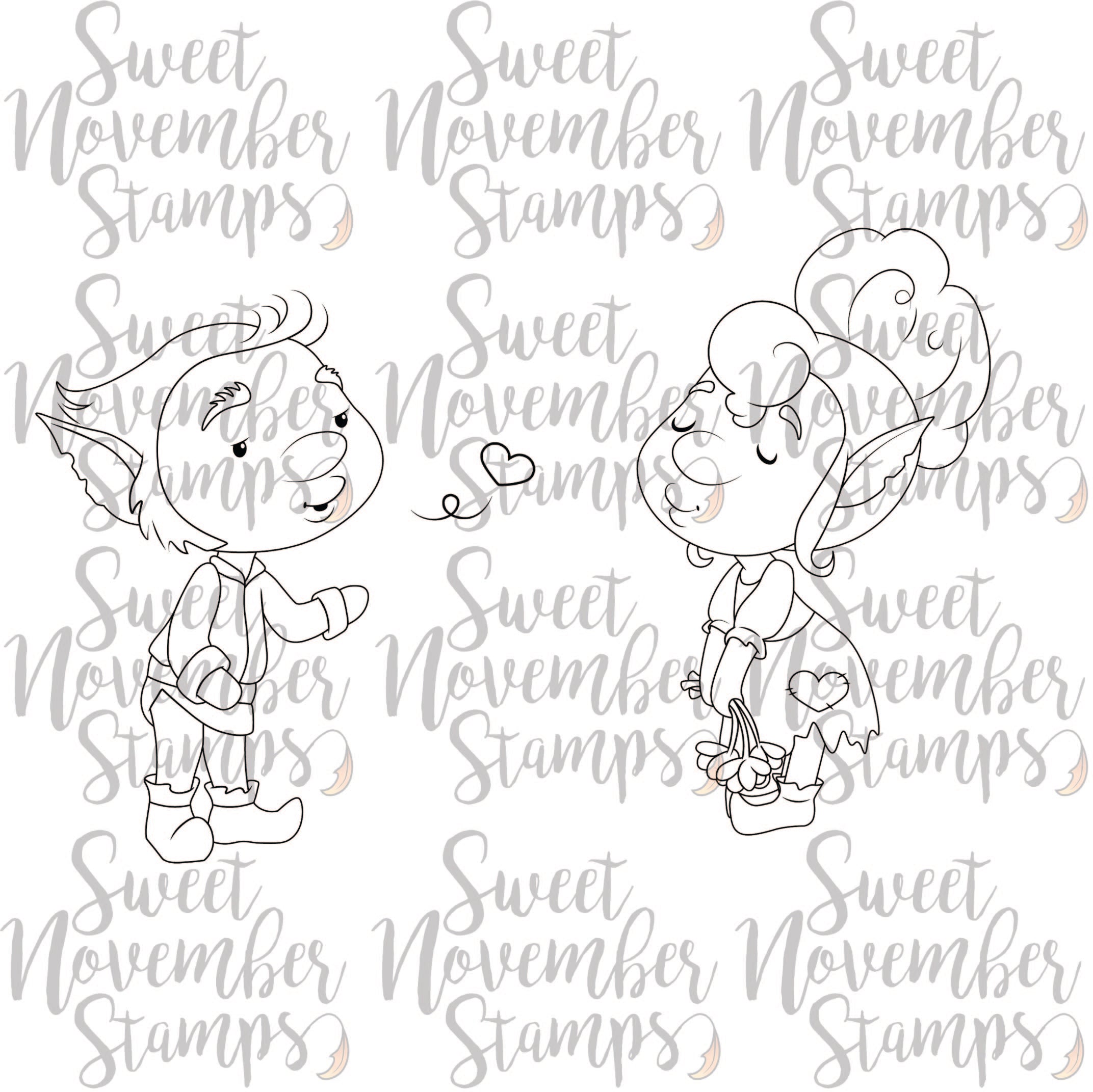 Digital Stamp - Love Experts: Neddyboo and Lalaloo