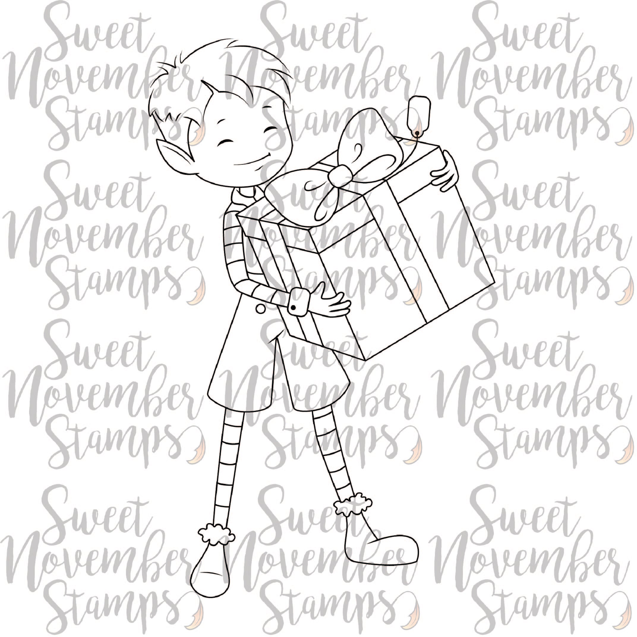 Digital Stamp - Sweet November Vault: Christmas Pixie Nicholas