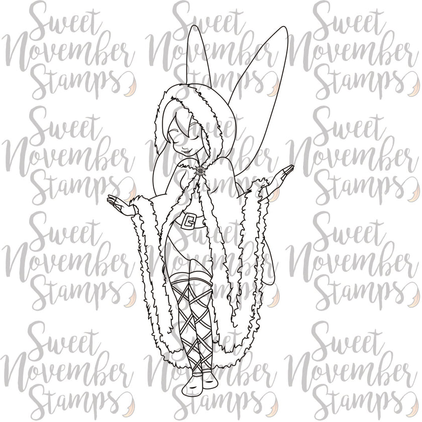 Digital Stamp - Winter Fairytale: Nora Northlight