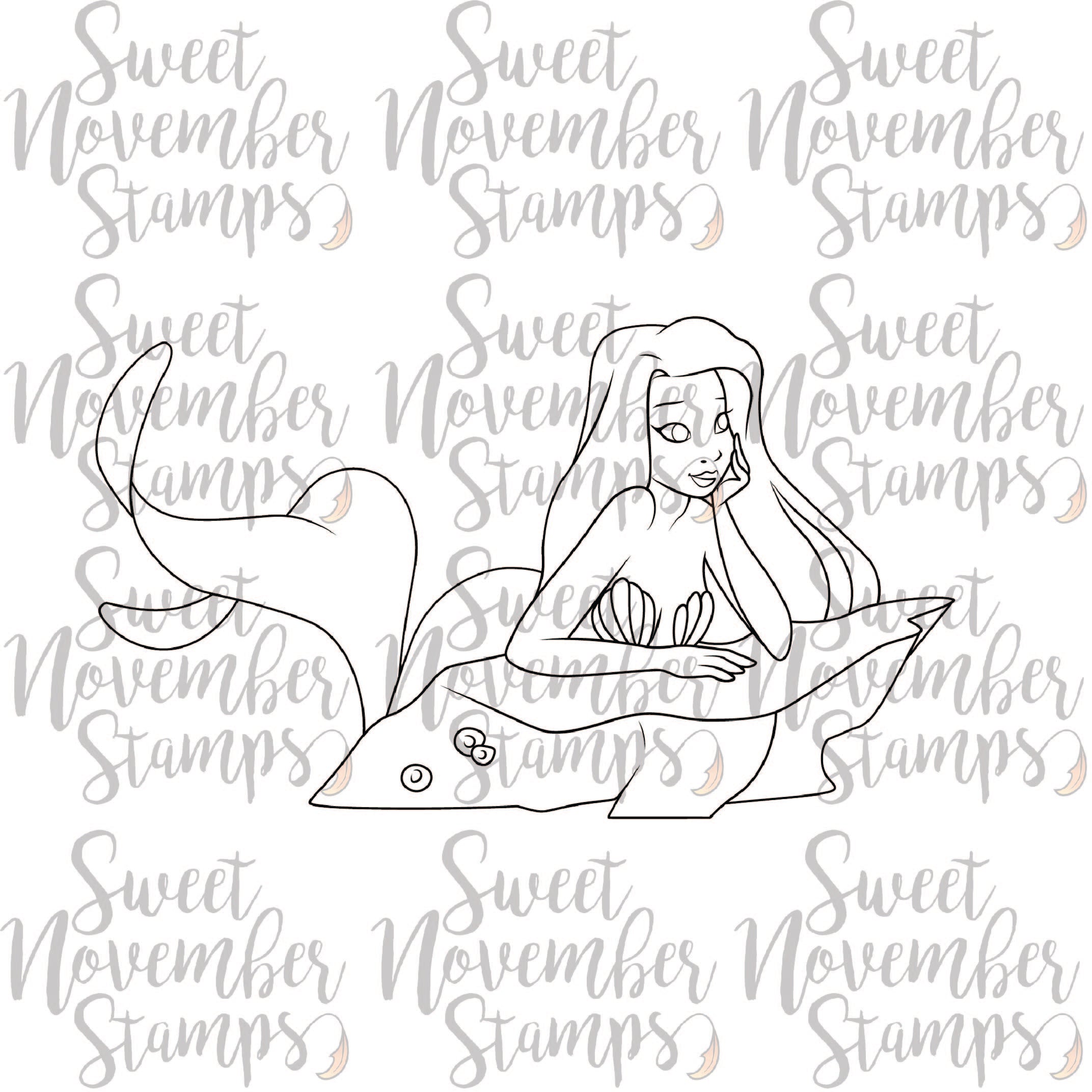 Digital Stamp - Mermaid Lagoon: Oceana