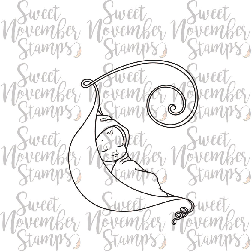 Digital Stamp - Sweet November Vault: Baby Fairies - Sweet Pea